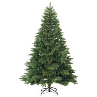 Albero di Natale Artificiale-Albero Natalizio con 300 LED Verde 180 cm PE e PVC 266670