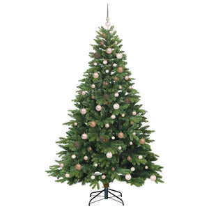 Albero di Natale artificiale con 300 LED Verde 210 cm PE e PVC 3397560