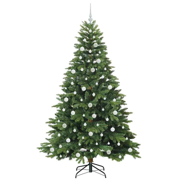 Albero di Natale artificiale con 300 LED Verde 210 cm PE e PVC 3397565