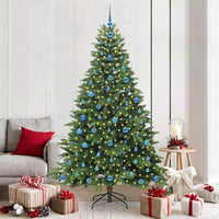 Albero di Natale artificiale con 300 LED Verde 210 cm PE e PVC 3397569