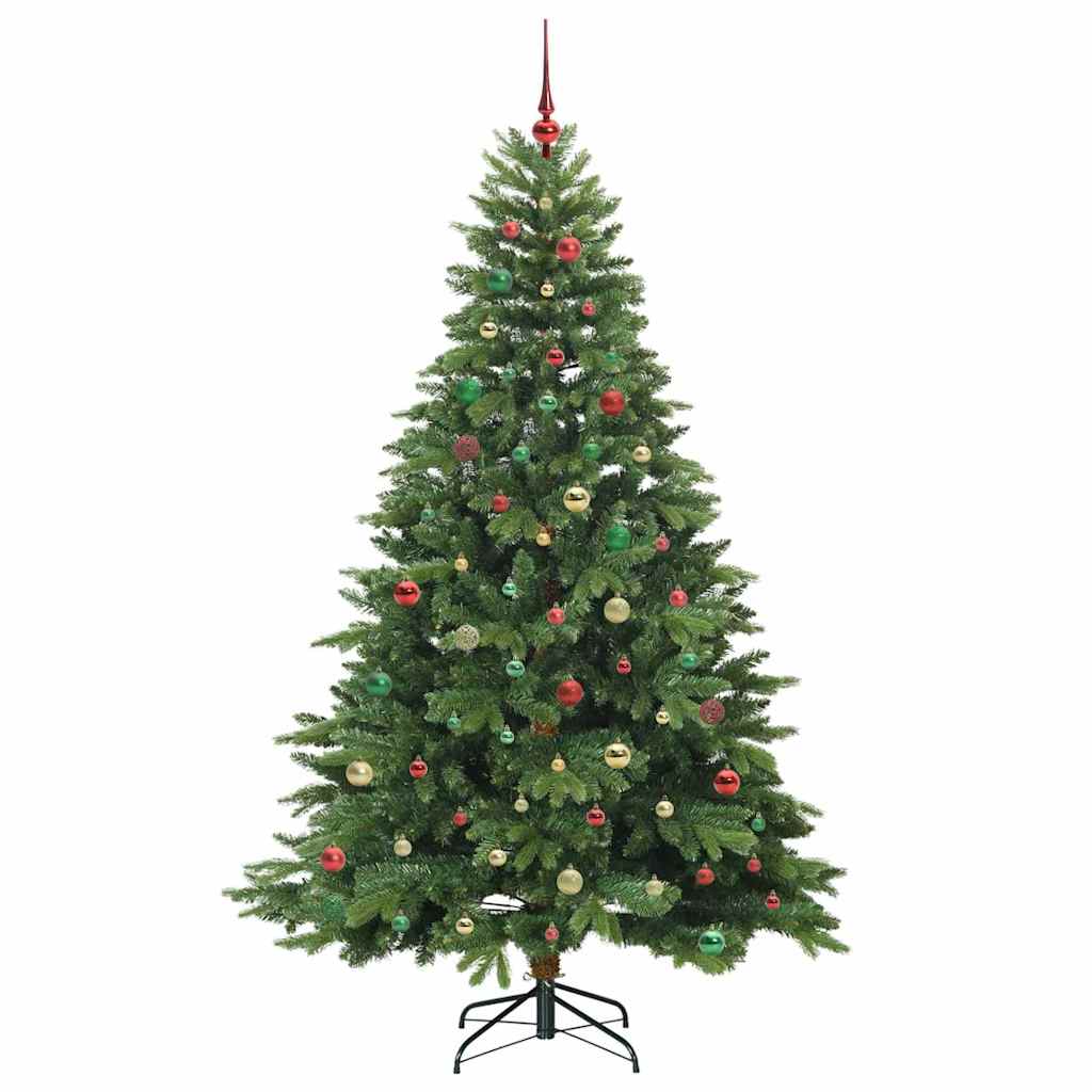 Albero di Natale artificiale con 300 LED Verde 210 cm PE e PVC 3397570