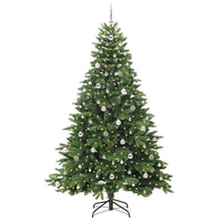 Albero di Natale artificiale con 300 LED Verde 240 cm PE e PVC 3397577