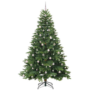 Albero di Natale artificiale con 300 LED Verde 240 cm PE e PVC 3397577
