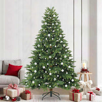 Albero di Natale artificiale con 300 LED Verde 240 cm PE e PVC 3397578