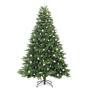 Albero di Natale artificiale con 300 LED Verde 240 cm PE e PVC 3397578