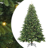 Albero di Natale artificiale con 300 LED Verde 240 cm PE e PVC 3397579