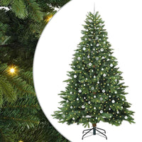 Albero di Natale artificiale con 300 LED Verde 240 cm PE e PVC 3397580