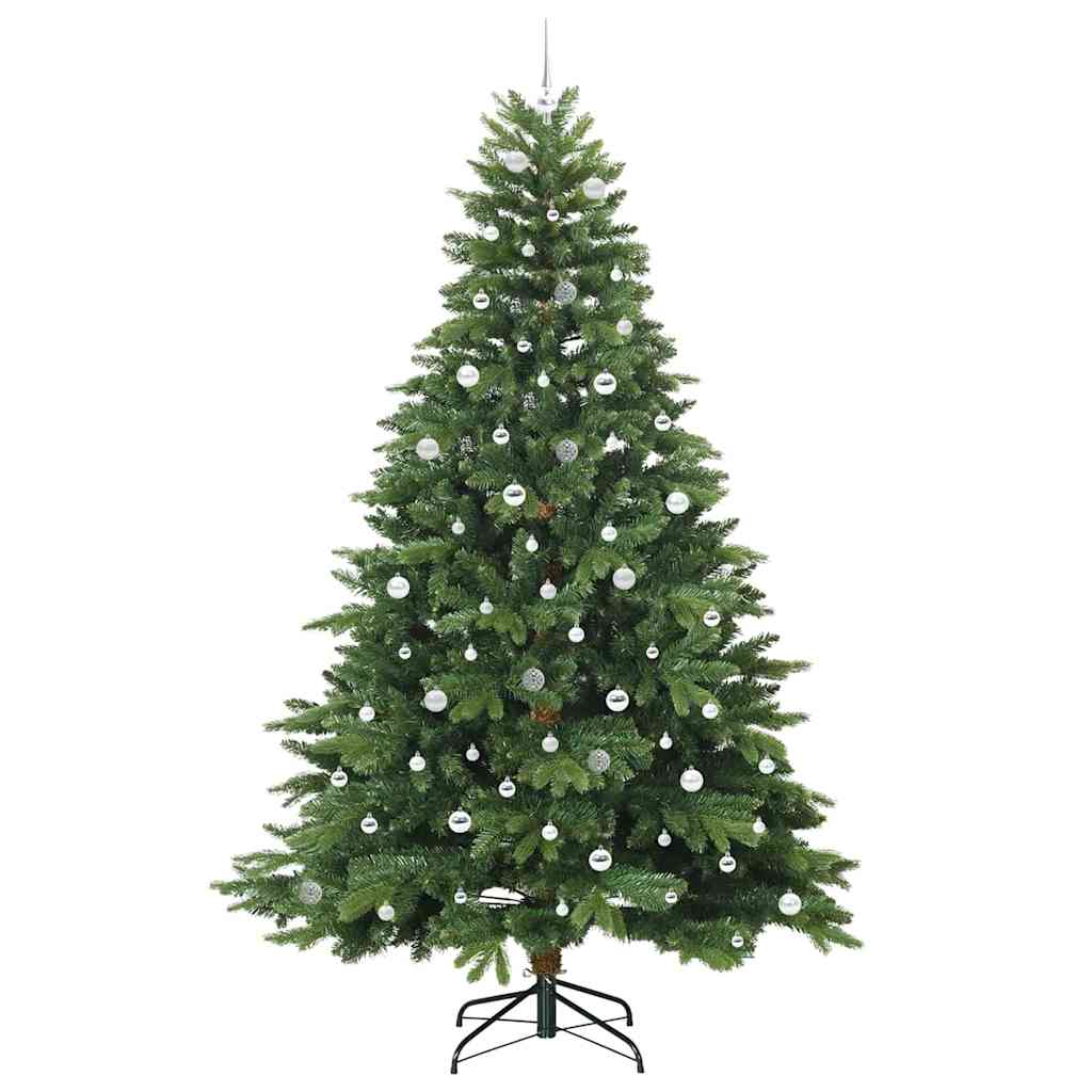 Albero di Natale artificiale con 300 LED Verde 240 cm PE e PVC 3397580