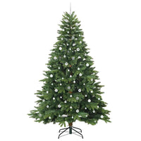 Albero di Natale artificiale con 300 LED Verde 240 cm PE e PVC 3397580