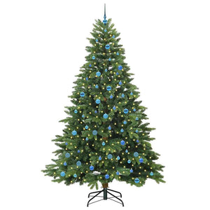 Albero di Natale artificiale con 300 LED Verde 240 cm PE e PVC 3397582