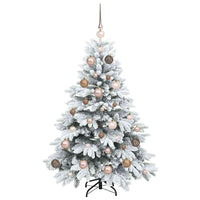 Albero di Natale artificiale con 150 LED Verde 120 cm PE e PVC 3397586
