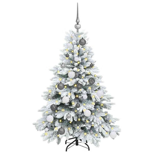 Albero di Natale artificiale con 150 LED Verde 120 cm PE e PVC 3397587