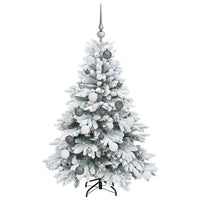 Albero di Natale artificiale con 150 LED Verde 120 cm PE e PVC 3397587