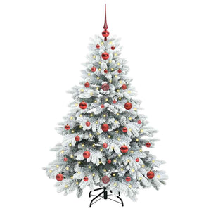 Albero di Natale artificiale con 150 LED Verde 120 cm PE e PVC 3397588