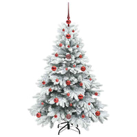 Albero di Natale artificiale con 150 LED Verde 120 cm PE e PVC 3397588