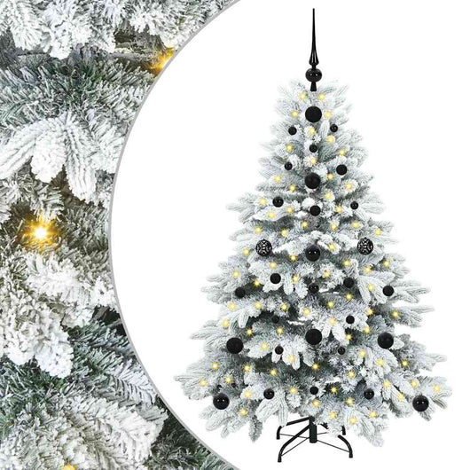 Albero di Natale artificiale con 150 LED Verde 120 cm PE e PVC 3397589