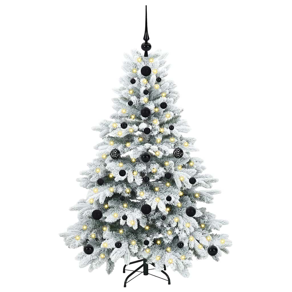 Albero di Natale artificiale con 150 LED Verde 120 cm PE e PVC 3397589