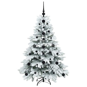 Albero di Natale artificiale con 150 LED Verde 120 cm PE e PVC 3397589