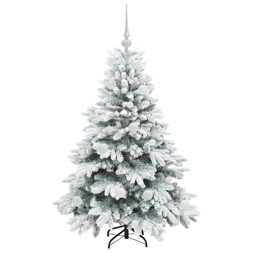 Albero di Natale artificiale con 150 LED Verde 120 cm PE e PVC 3397591