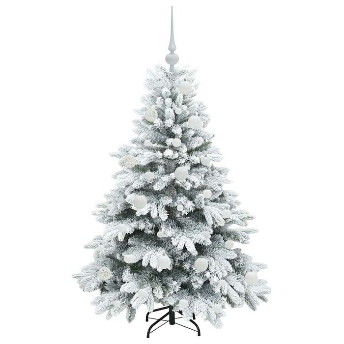 Albero di Natale artificiale con 150 LED Verde 120 cm PE e PVC 3397591