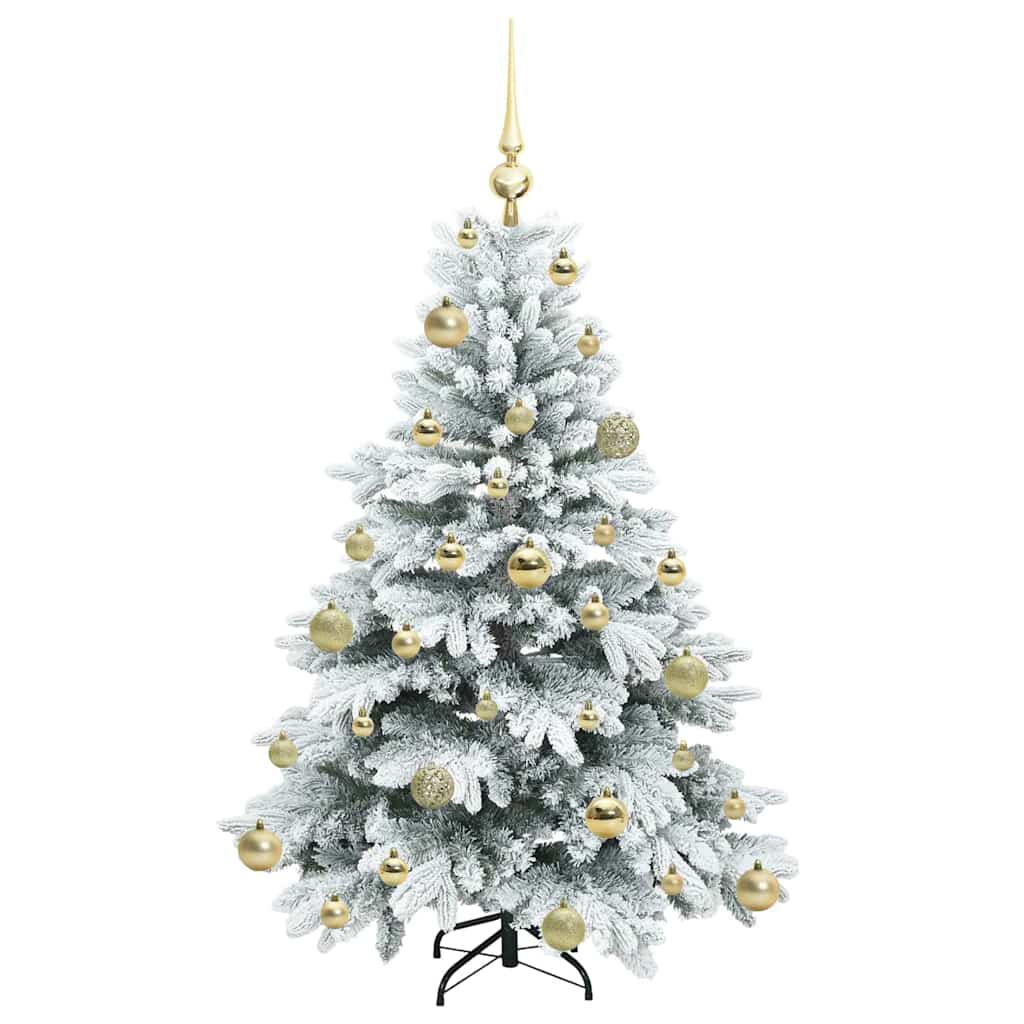 Albero di Natale artificiale con 150 LED Verde 120 cm PE e PVC 3397592
