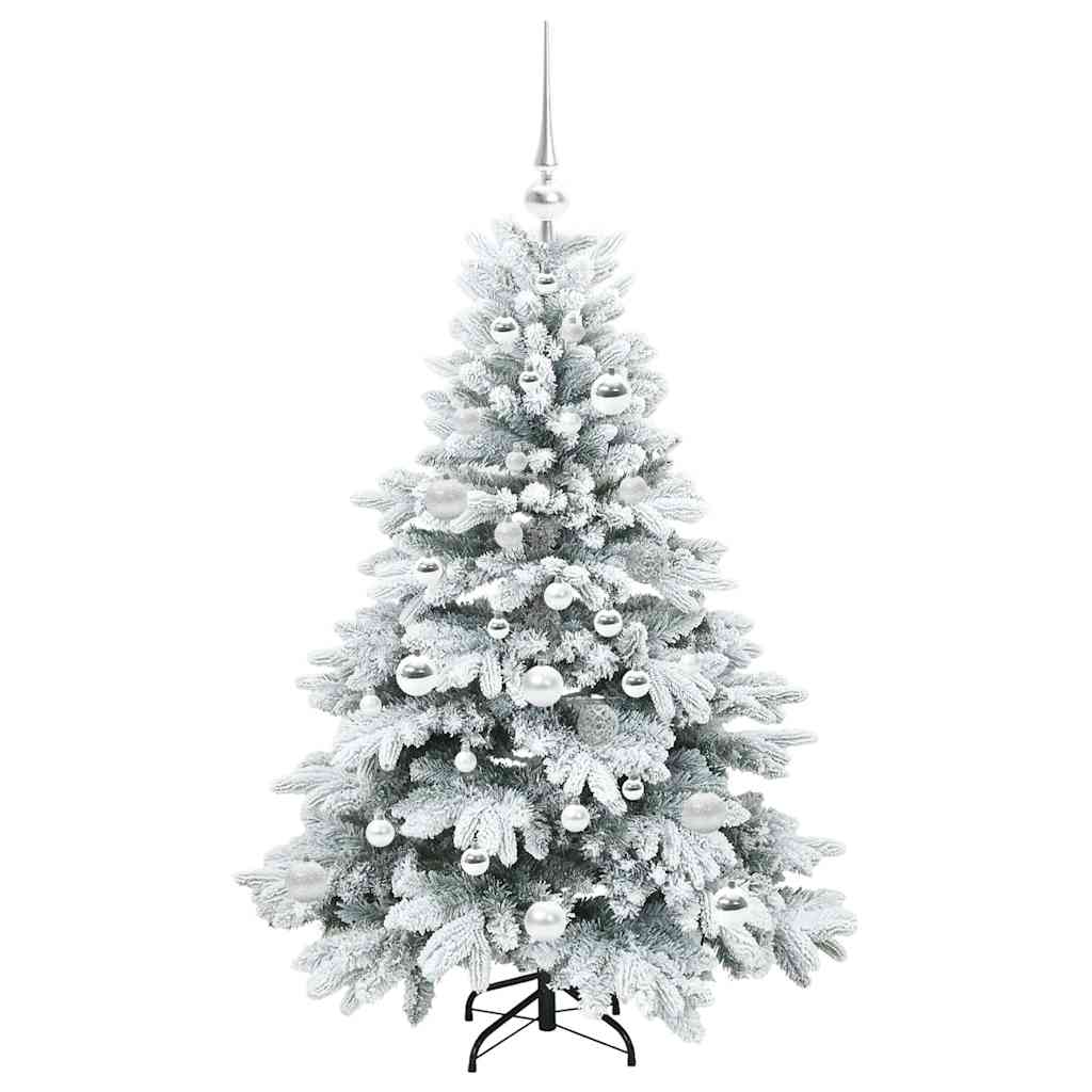 Albero di Natale artificiale con 150 LED Verde 120 cm PE e PVC 3397593