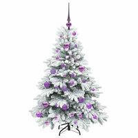 Albero di Natale artificiale con 150 LED Verde 120 cm PE e PVC 3397594