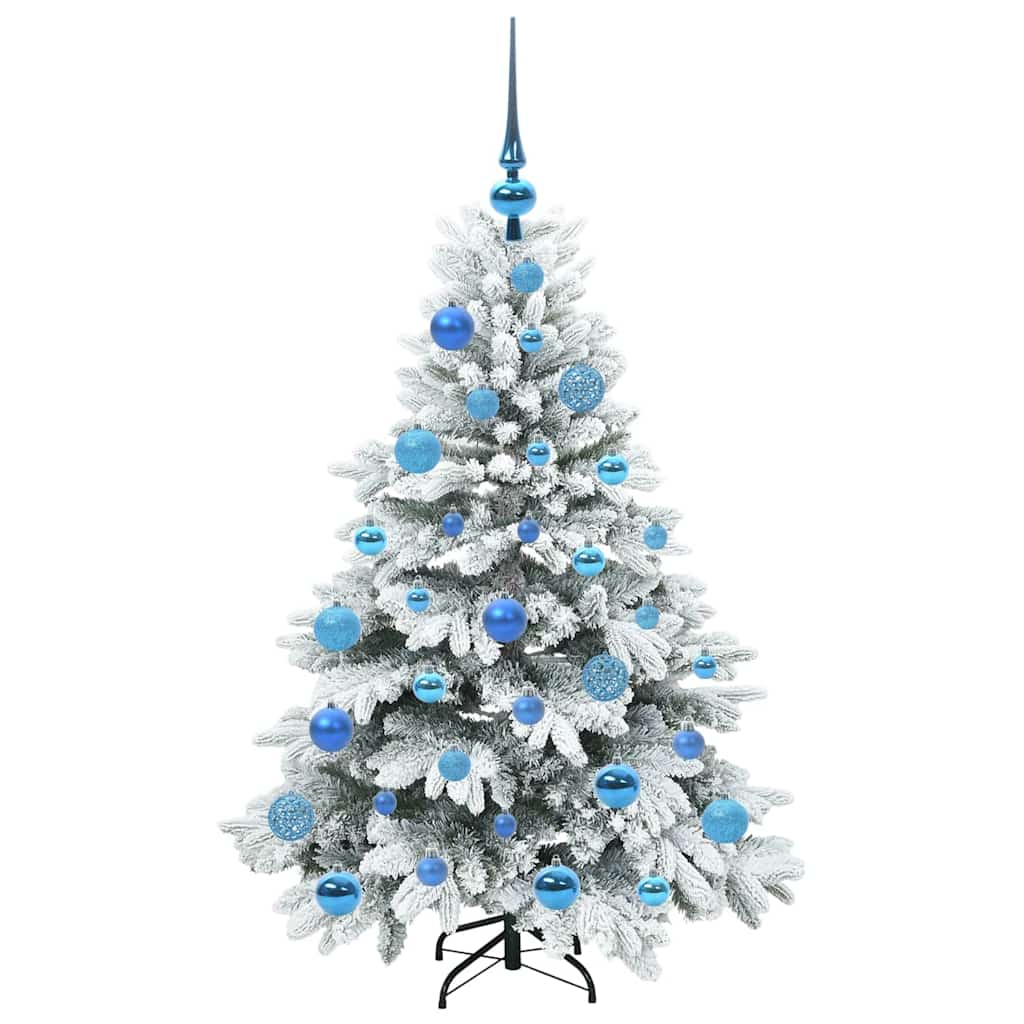 Albero di Natale artificiale con 150 LED Verde 120 cm PE e PVC 3397595