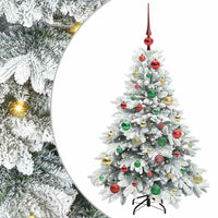Albero di Natale artificiale con 150 LED Verde 120 cm PE e PVC 3397596