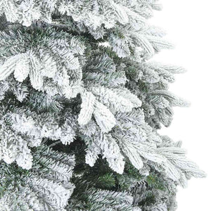 Albero di Natale Artificiale-Albero Natalizio con 150 LED Bianco 150 cm PE e PVC 569566
