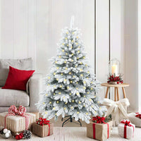 Albero di Natale artificiale con 150 LED Verde 150 cm PE e PVC 3397597