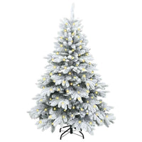 Albero di Natale artificiale con 150 LED Verde 150 cm PE e PVC 3397597