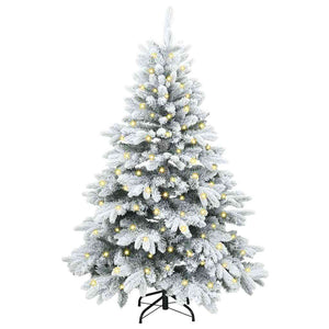 Albero di Natale artificiale con 150 LED Verde 150 cm PE e PVC 3397597