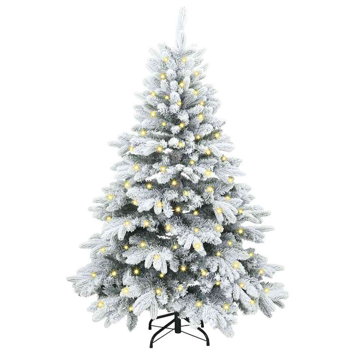 Albero di Natale artificiale con 150 LED Verde 150 cm PE e PVC 3397597