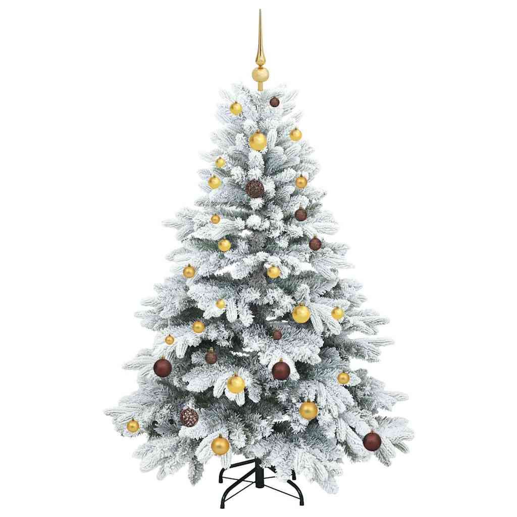 Albero di Natale artificiale con 150 LED Bianco 150 cm PE e PVC 3397598
