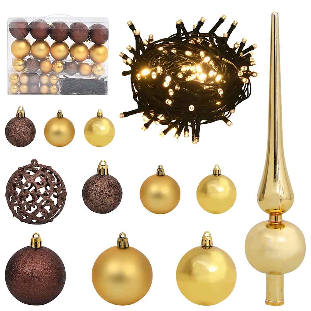 Albero di Natale artificiale con 150 LED Bianco 150 cm PE e PVC 3397598