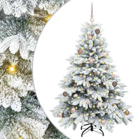 Albero di Natale artificiale con 150 LED Verde 150 cm PE e PVC 3397599