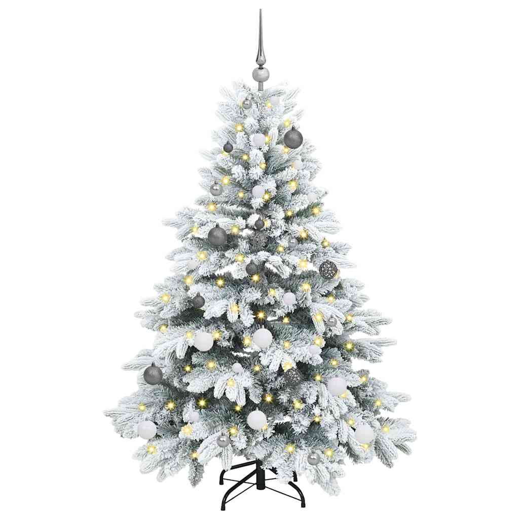 Albero di Natale artificiale con 150 LED Verde 150 cm PE e PVC 3397600
