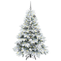 Albero di Natale artificiale con 150 LED Verde 150 cm PE e PVC 3397600