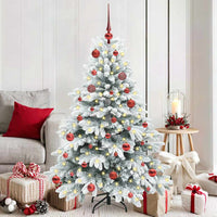 Albero di Natale artificiale con 150 LED Verde 150 cm PE e PVC 3397601