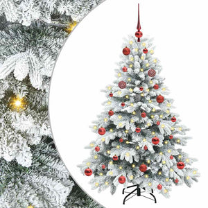 Albero di Natale artificiale con 150 LED Verde 150 cm PE e PVC 3397601