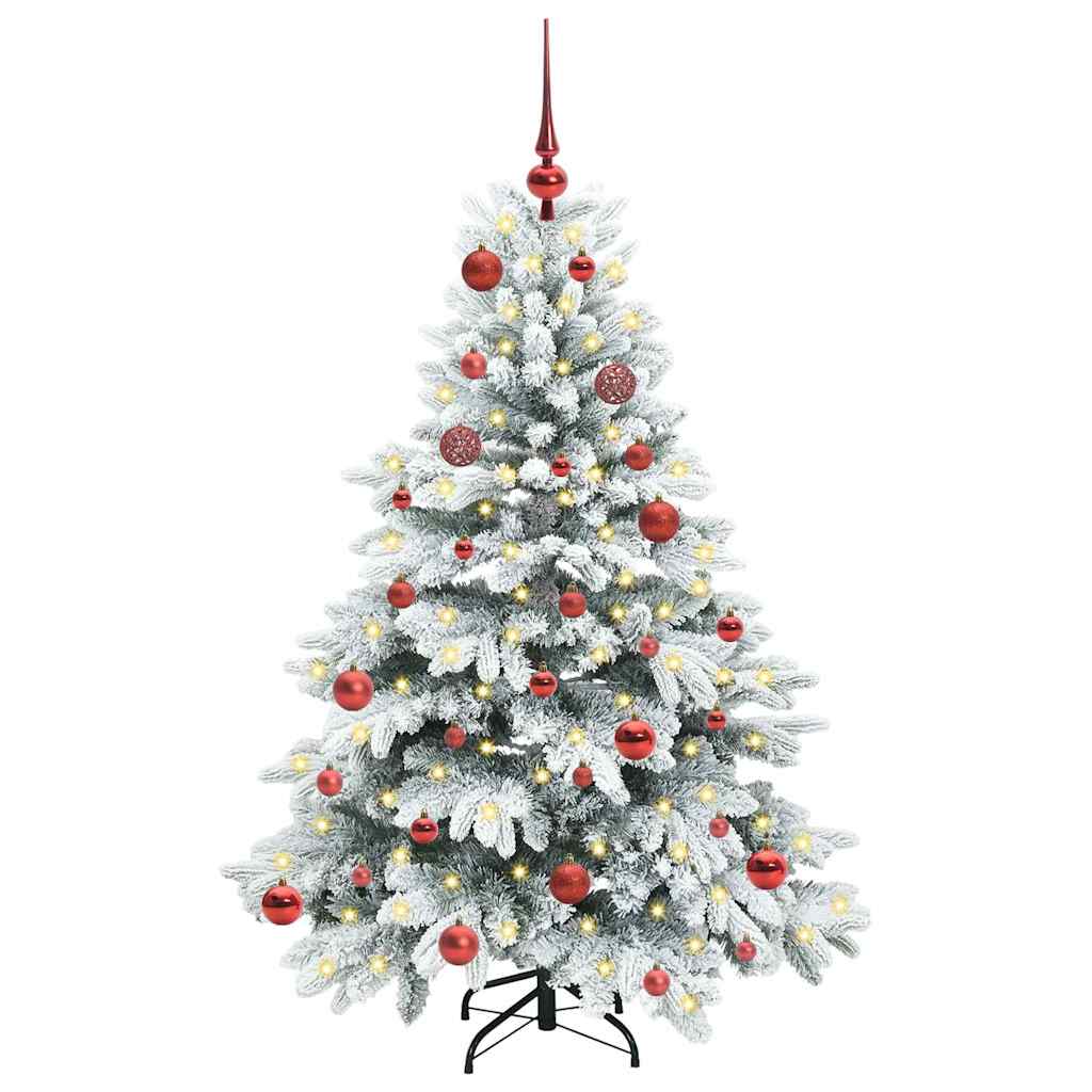 Albero di Natale artificiale con 150 LED Verde 150 cm PE e PVC 3397601