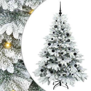 Albero di Natale artificiale con 150 LED Verde 150 cm PE e PVC 3397602