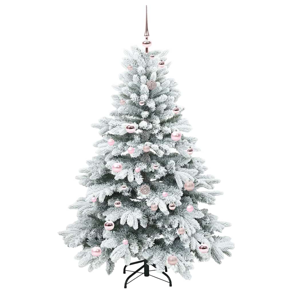 Albero di Natale artificiale con 150 LED Verde 150 cm PE e PVC 3397603
