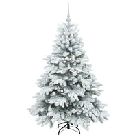 Albero di Natale artificiale con 150 LED Verde 150 cm PE e PVC 3397604