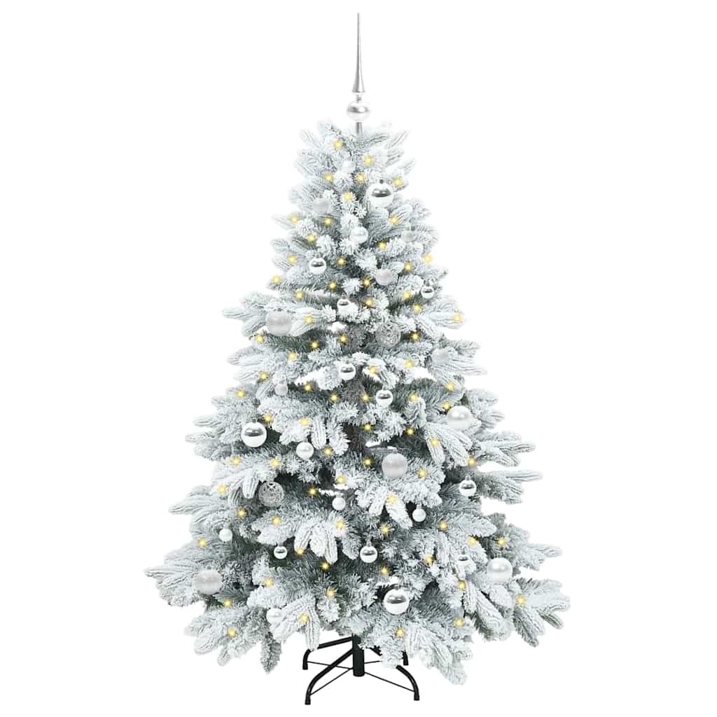 Albero di Natale artificiale con 150 LED Verde 150 cm PE e PVC 3397606