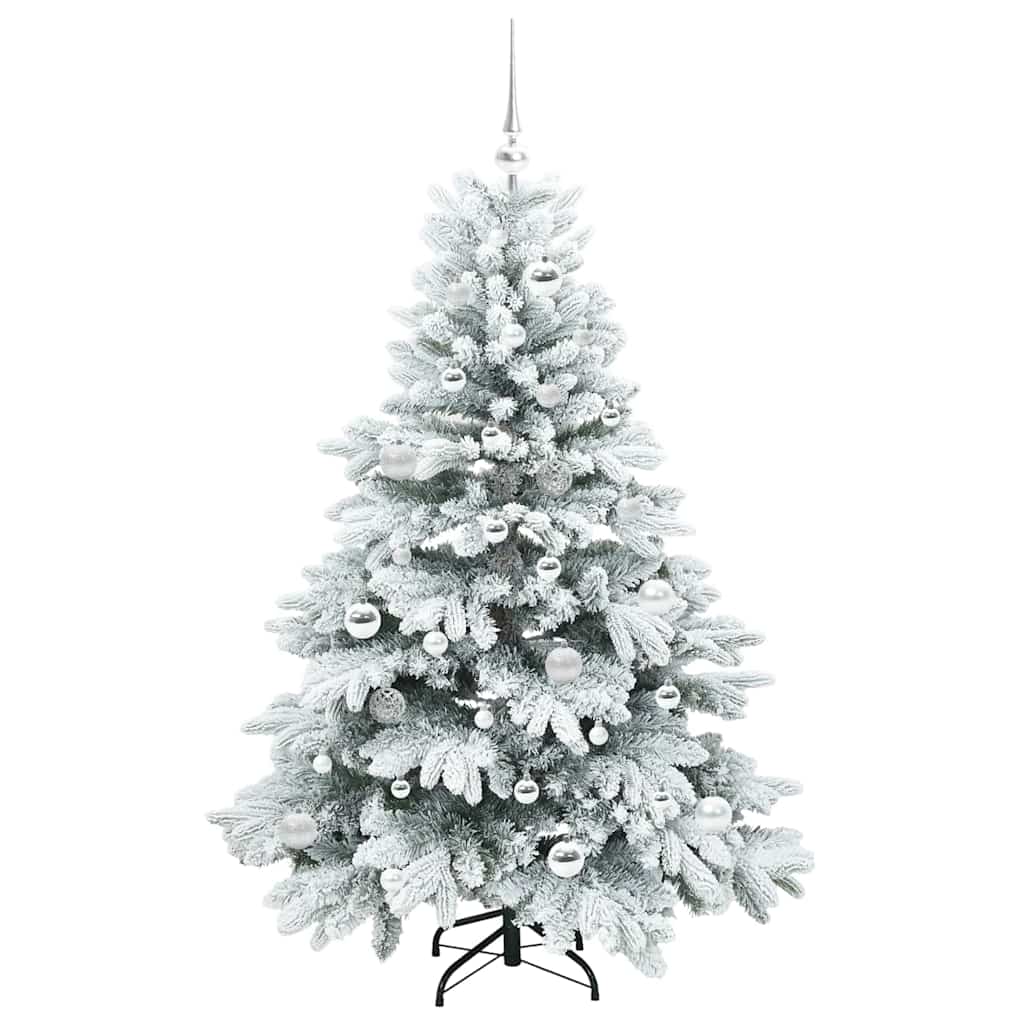 Albero di Natale artificiale con 150 LED Verde 150 cm PE e PVC 3397606