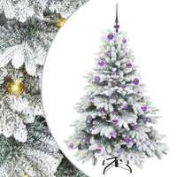 Albero di Natale artificiale con 150 LED Verde 150 cm PE e PVC 3397607