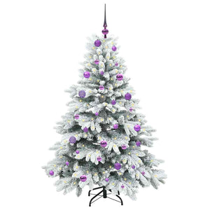 Albero di Natale artificiale con 150 LED Verde 150 cm PE e PVC 3397607