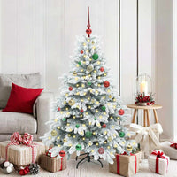 Albero di Natale artificiale con 150 LED Verde 150 cm PE e PVC 3397609